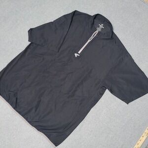 Easton Black Short Sleeve 1/4 Zip Pullover XL 100% Polyester